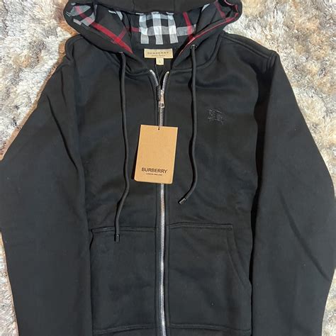 burberry zip up hoodie|heavy weight hoodie burberry.